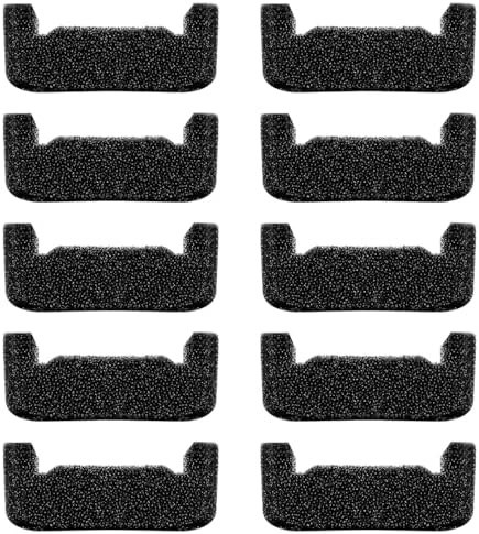 10 Pcs Sponge Filter for 67oz/2L Pet Fountain 81oz/2.4L Stainless Steel Dog Drinking Fountain Replacement,Pet Water Fountain Pre Foam Filters Replacement by Jolbndcv