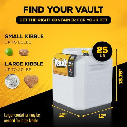 Vittles Vault Vittles Vault Pawprint Food Storage Container + Scoop, 25lbs - Image 5