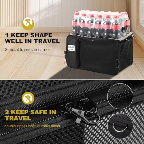 pidipiti 17x11x11 Soft-Sided pet Carrier,for 1 Small Dog or Medium cat - Image 5
