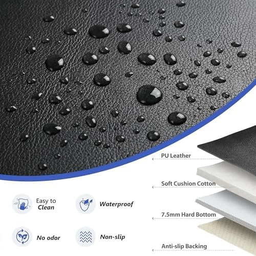 Large Dog Car Seat, Upgraded PU Leather Back Seat Extender with Hard Bottom, Waterproof Pet Car Seat Cover for Medium Sized Dog, Pet Hammock for Cars, SUVs, Trucks - Image 4