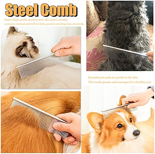 Grooming Rake Undercoat Brush Set for Long Hair Dogs - Image 5