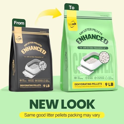 Enhanced Cat Litter Pellets 9 lbs, Long-Lasting Odor Control, Generic Litter Pellets Refills Exclusively for Dual-Layer Litter Box Systems, Zeolite, Non-climping - Image 2