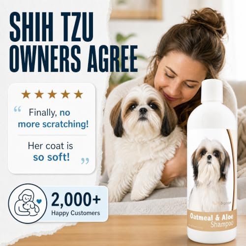 Healthy Breeds Shih Tzu Oatmeal Shampoo with Aloe 16 oz - Image 6