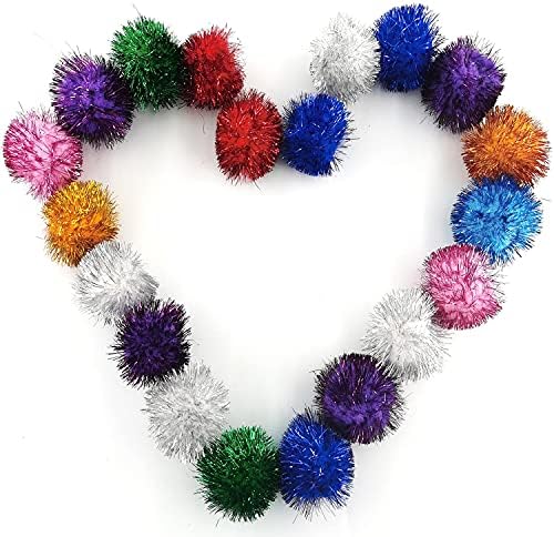 20 Pcs Assorted Color Flash Balls Cats Toy Balls - Image 7