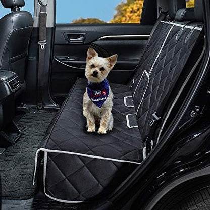 petalage Dog Car Seat Cover Waterproof 56” x 50“ for for Trucks Cars & SUVs Back Seat Heavy-Duty Nonslip Pet Car Seat Cover Protector - Image 2