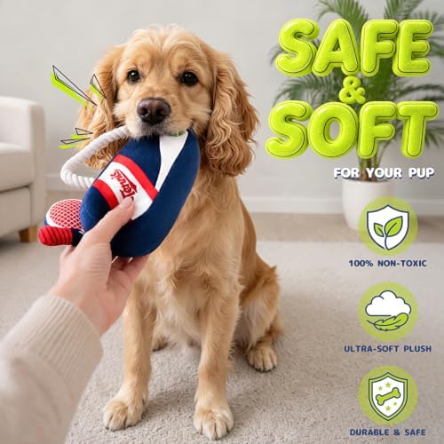 Interactive Plush Squeaky Dog Toy for Puppy Small & Medium Dogs - Image 2