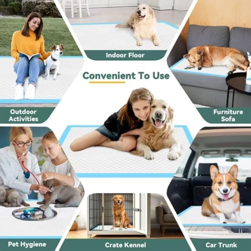 10 Count Dog Cat Puppy Pee Pads,24"x36" Super Absorbent Puppy Pads Leakproof Quick-Dry Disposable Pet Pads for Puppies, Dogs Cats Indoor, Outdoor, Housebreaking Use - Image 7