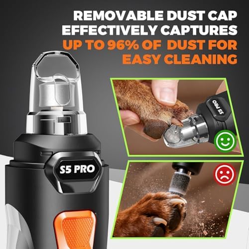 Whisper Quiet Dog Nail Grinder Safe & Stress-Free for Sensitive Dogs Cats - Image 7