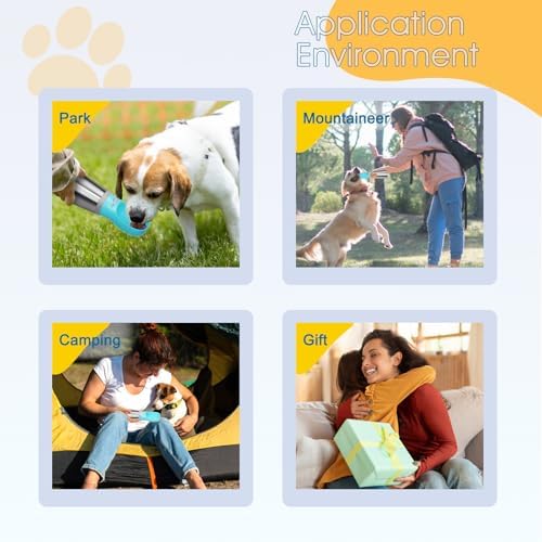 Portable Dog Water Bottle, 24 OZ Stainless Steel Pet Water Dispenser - Image 6