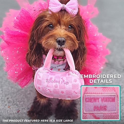 Haute Diggity Dog Chewy Vuiton Handbag Plush Dog Toy, Designer Parody Toy - Image 5