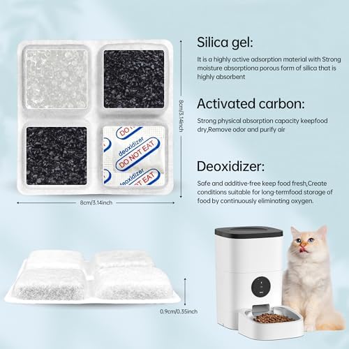 24-Pack Pet Food Desiccant Bags,Compatible with Petlibro Automatic Cat dog Feeders,Keep Pet Food Dry and Fresh - Image 2