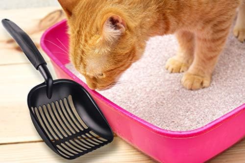 Pets First Cat Litter Scooper - Ergonomic & Easy Grip Design Deep Cleaning with A Non-Stick & No Residue Build-Up – Solid Aluminum, Waterproof - Bonus Hook - 1.75 x 13.25 x 5 - Image 6