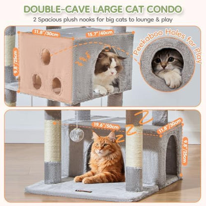 Taoqimiao 79in Cat Tree, Tall Large Cat Tower for Indoor Adult Cats S10W - Image 4
