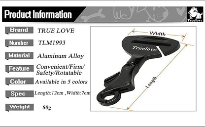 Truelove Lightweight Dog Car Seatbelt Safety Buckle Lock, Dog Seat Belt for Car, Fit Dog Car Harness/Collar for Small, Medium, Large Dogs - Image 7