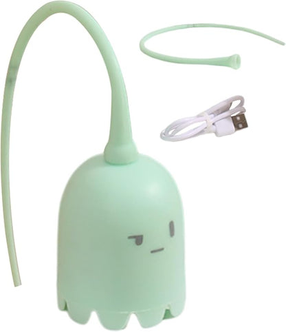 Cat Teaser Wand, Rechargeable Exercise Cat Toy, Silicone Tail Teaser, Mimicking Animals Swing Tail Interactive, Cat Wand Toy, Interactive Toy for Bored Indoor Cats and Kittens, Exercise Toy
