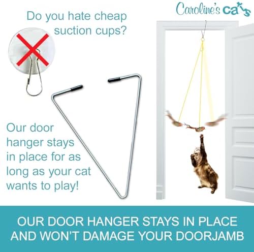 Hanging Bird Cat Toy for Indoor Cats, Motion Activated Chirping with Catnip - Image 7