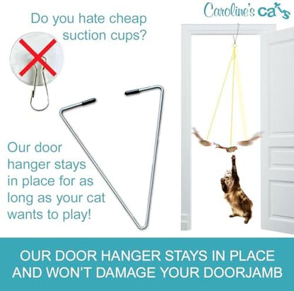 Hanging Bird Cat Toy for Indoor Cats, Motion Activated Chirping with Catnip - Image 7
