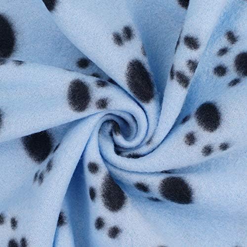 Comsmart Dog Blankets, 6 Pack Fleece Pet Blankets, 24x28 Inches, Blue - Image 2