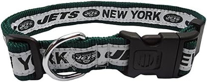 Pets First NFL New York Jets Licensed PET COLLAR, Small - Heavy-Duty, Strong, and Durable Dog Collar. Available in 31 Football Teams and 4 Sizes - Image 5
