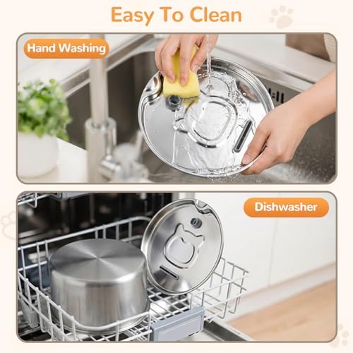 Stainless Steel Cat Water Fountain, 135oz/4L, 12 Filters - Image 7