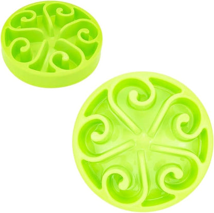 Slow Feeder Dog Bowl Anti-Choking Help Prevent Bloat Non Toxic BPA Free Feeding Dish SH-10303, Green