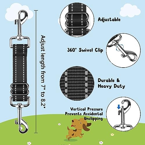 YUEPET 2 Pack Safety Clip for Dog Collar, Prong Dog Collar Safety Clips - Image 2