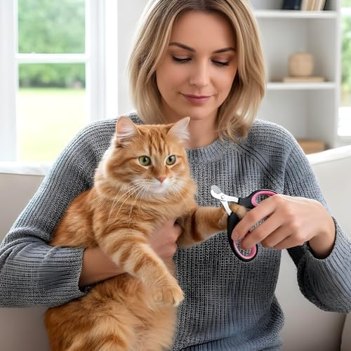 MAQUITA 30 Pcs Cat Nail Clipper Pet Claw Trimmers for Kitten Puppy Pet Nail Cutter Claw Care for Cattery Cat Breeders Groomers and Veterinary clinics (15 Colors) - Image 7