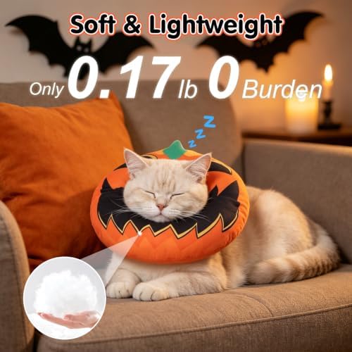 BEAUTYZOO Cat Cone Collar Soft, Waterproof and Anti-Licking, Halloween - Image 2