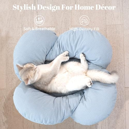 CHEERHOME PETS Elevated Cat Bed for Indoor Cats Couch Sofa Flower - Image 3