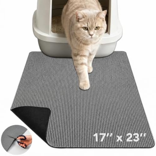 Cat Litter Mat, 17 x 23 in – Non-Slip, Cut-to-Fit by Unknown