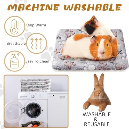 Tuanse 4 Pack Soft Pet Bed Mat Small Dog Crate Fleece - Image 4