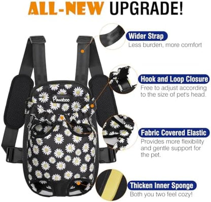 Pawaboo Pet Front Carrier Backpack for Small Medium Dogs - Image 4