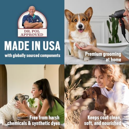 Dr. Pol Incredi-Pol 4-in-1 Pet Shampoo | Cleanse, Condition, Detangle & Deodorize | Luxurious Grooming for a Soft, Silky Coat | Lavender | 16 oz - Image 4