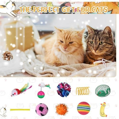Shappy 150 Pcs Cat Toys Bulk Pack for Indoor Cats, Mice Balls,Novel - Image 6