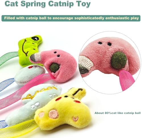 10 Pack Interactive Cat Toys Set, Silvervine Sticks for Cats & Catnip Chew Toys, Cat Rope Toys for Teeth Cleaning, Indoor Cat Toys for Adult Cats and Kittens - Image 5