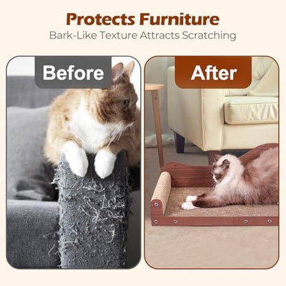 ComSaf Cat Scratcher Bed 26.4 in, Large Cardboard Cat Scratching Board - Image 5