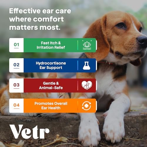 vetr Anti-Itch Ear Drops for Dogs - Topical Ear Comfort Support Solution - 2 oz (60mL) - Vet-Formulated in USA - Image 5