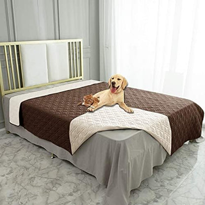 Ameritex Waterproof Dog Bed Cover Pet Blanket for Furniture Bed Couch Sofa Reversible - Image 5