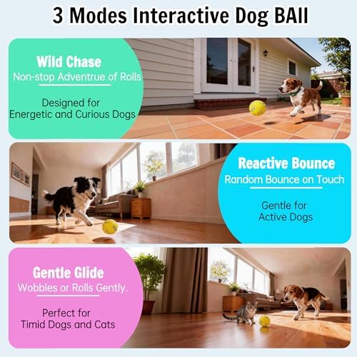 Self-Moving Rolling Dog Ball, Interactive Toy, Rechargeable - Image 4