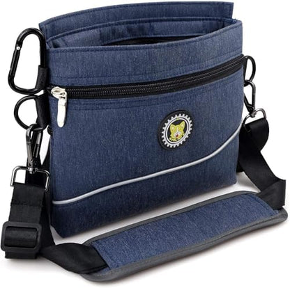 Viklluyr Dog Treat Pouch Bag with Magnetic Closure, Dog Food Carrier with Removable Inner Pocket, Perfect Dog Training Bag for Agility Training - Including Carabiner by Viklluyr
