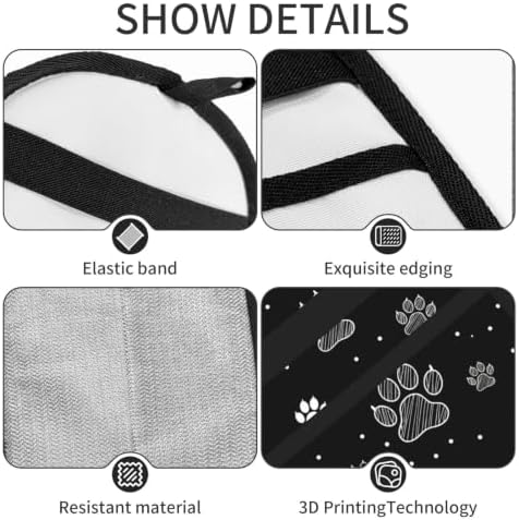 Dog Cat Paw Doodle Puppy Polka Dots Pet Hair Removal Glove For Cats Dogs - Image 5