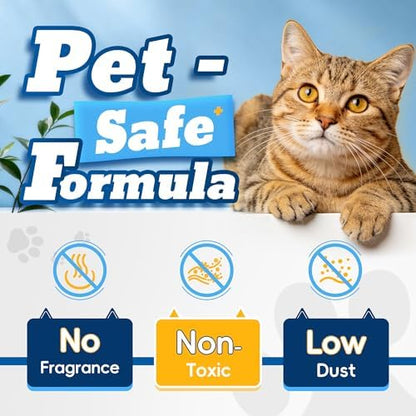 LMJP Crystal Cat Litter for Long-Lasting Odor Control, Non-Clumping, 17.2lb - Image 5