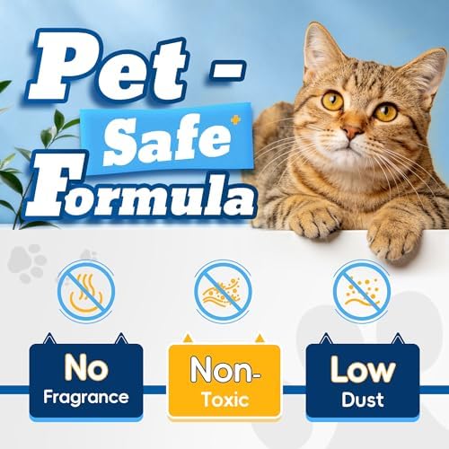 LMJP Crystal Cat Litter for Long-Lasting Odor Control, Non-Clumping, 17.2lb - Image 6