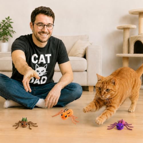 Catstages Ant-Tastic Dental Cat Toys with Catnip, Dental Mesh to Help Clean Teeth, Prey-Driven Bat & Carry Play for Cats & Kittens, 3", 3-Pack - Image 6