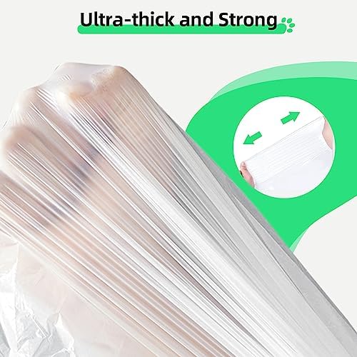 105 Count Automatic Litter Box Bags Liners Compatible with Litter Box Robot 4/5/3, Thick Self-cleaning Cat Litter Box Liners refill with Drawstring Heavy Duty 10-12 Gallons of Capacity - Image 7