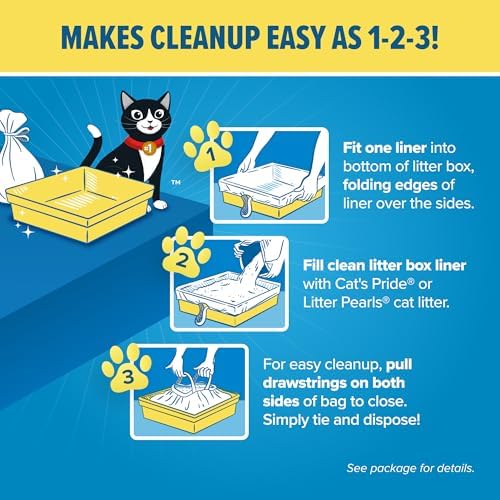 Jonny Cat Litter Box Liners Heavy Duty, Tear & Leak Resistant Jumbo 30ct - Image 6