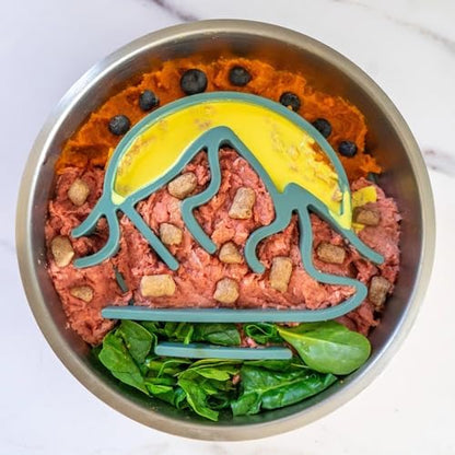 Wilderdog Slow Feeder Bowl – Non-Slip Dish for Fast-Eating Dogs – Promotes Healthy Digestion & Mealtime Enrichment – Adventure-Ready & Top Rack Dishwasher Safe - Fits Bowls with a 7+ Inch Diameter - Image 5