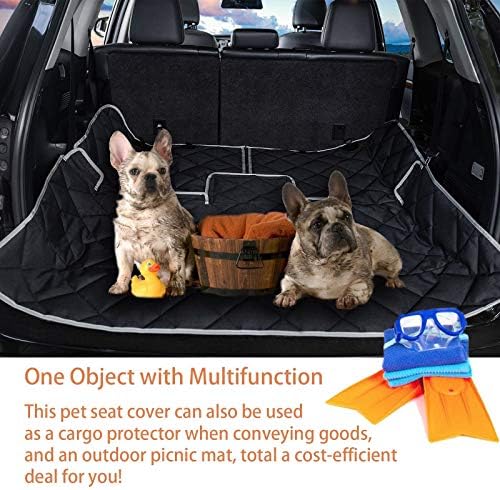 petalage Dog Car Seat Cover Waterproof 56” x 50“ for for Trucks Cars & SUVs Back Seat Heavy-Duty Nonslip Pet Car Seat Cover Protector - Image 5