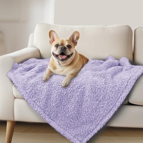 Luciphia Ultra Soft Sherpa Fleece Dog Puppy Cat Blanket for Small Pets - Image 6