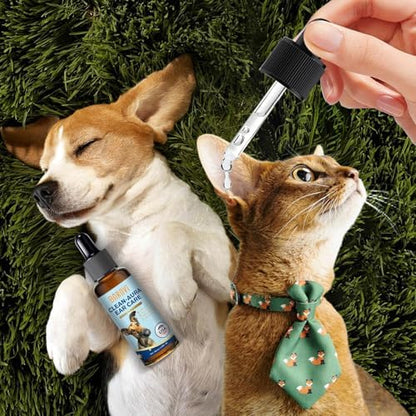BARAVI Clean Aura Ear Cleaner Ear Drops for Dogs & Cats, 3.38 fl oz (100ml) Natural Gentle Formula, Soothe Itching, Remove Wax & Odor, Deep Clean Ear Canal for Pet Ear Care - Image 7